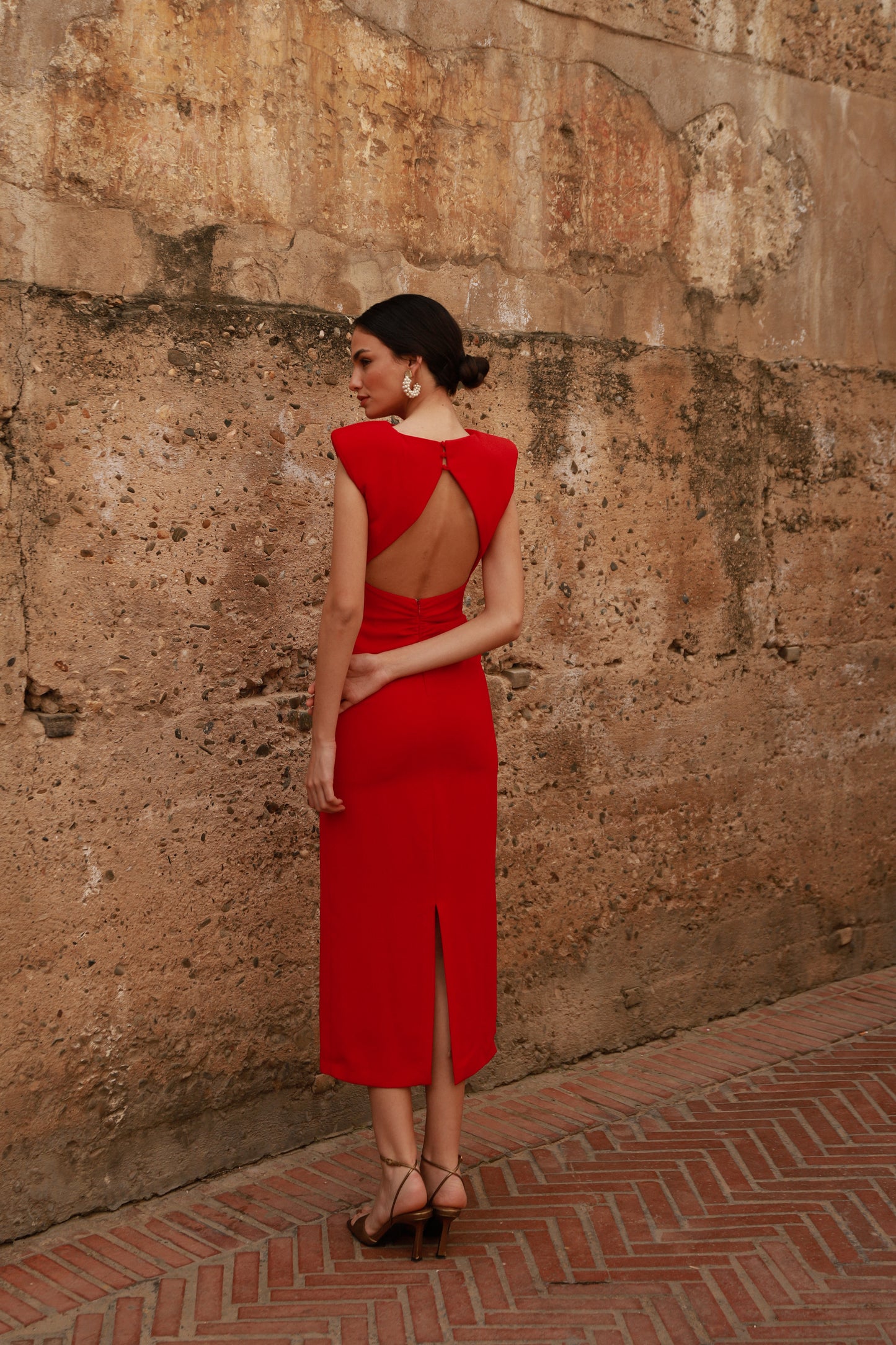 Vestido Edén rojo